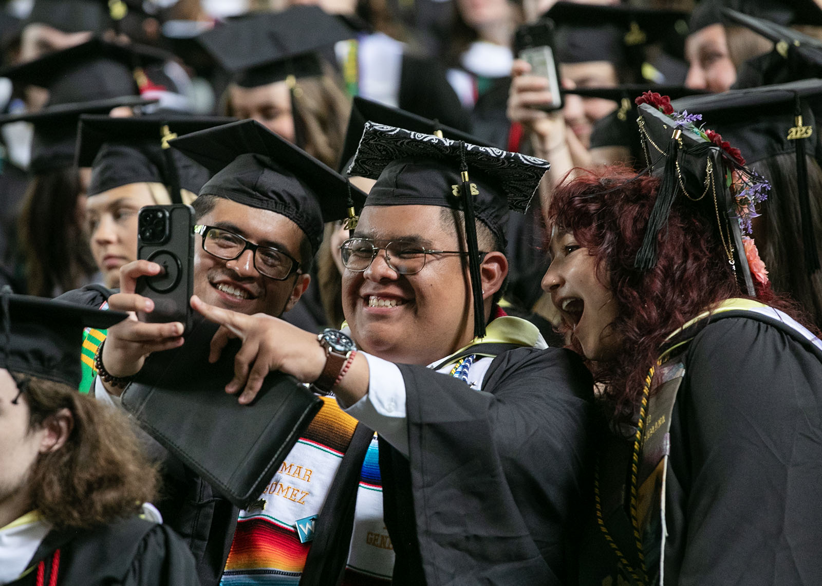 Class of 2023 students at the 112th commencement exercises