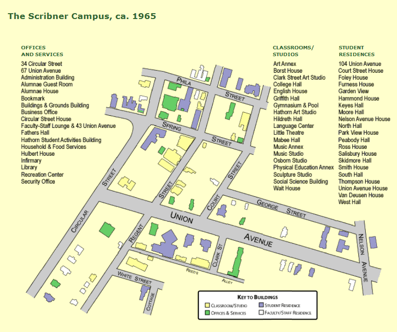 Map Of The Old Campus