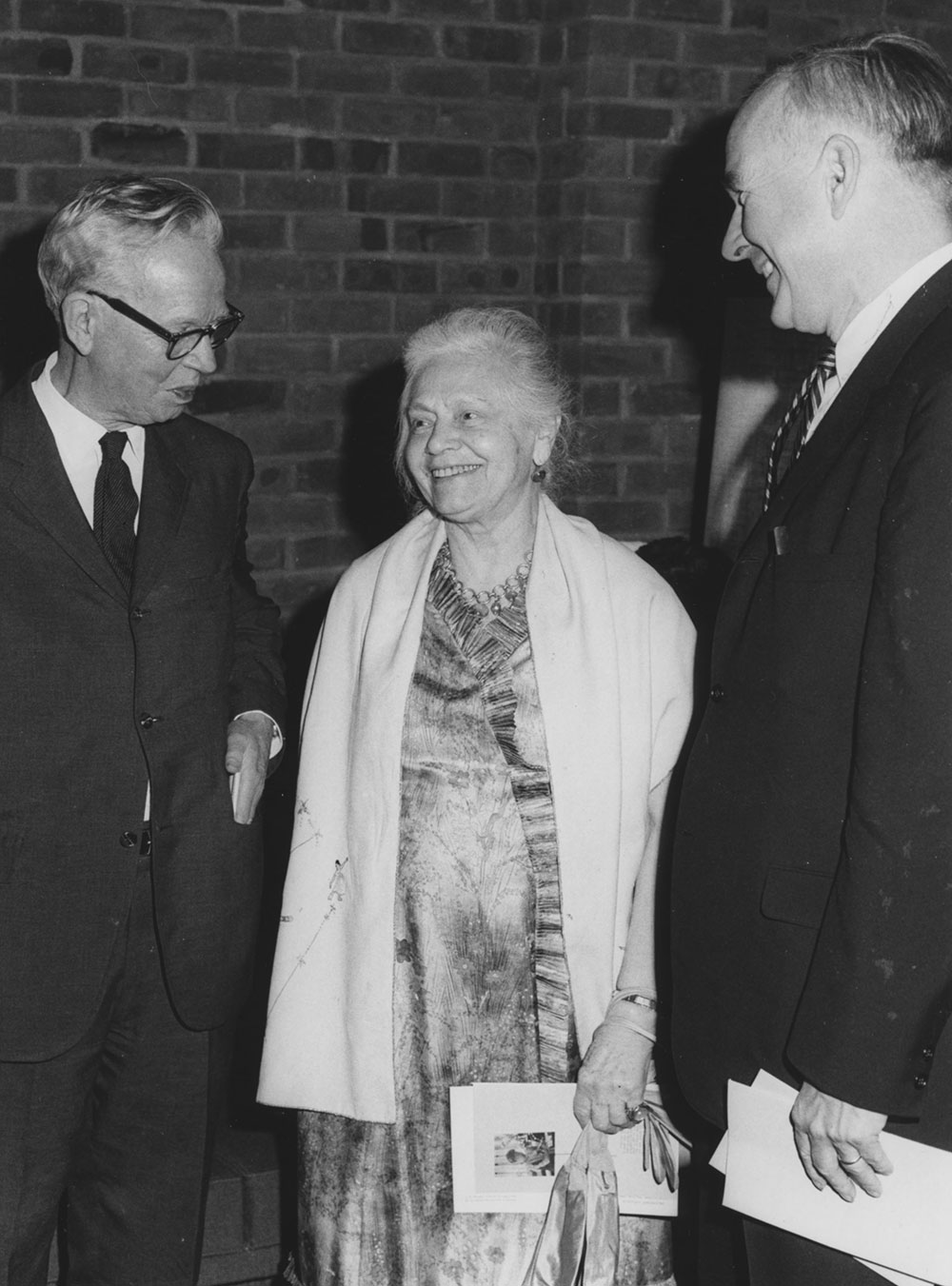 Frances Steloff with Granville Hicks
