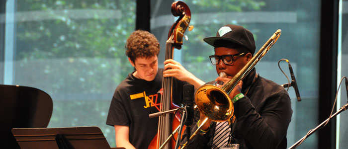 Jazz students give testimonials.