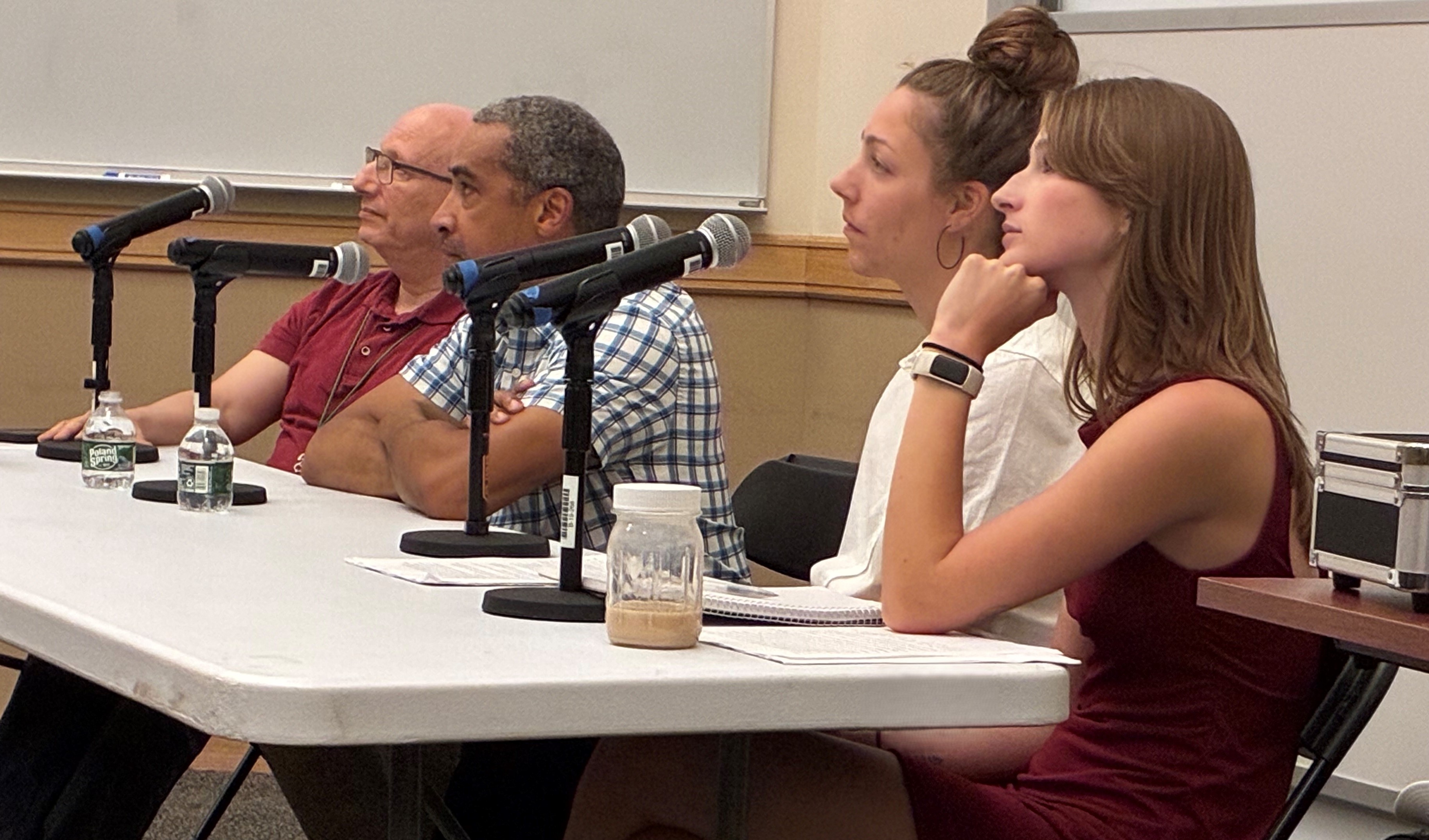 Jerald Walker with Student Panel