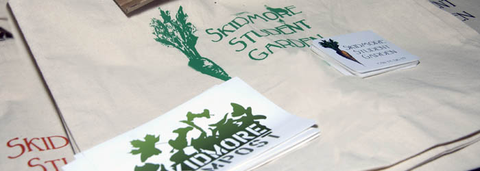 Give away items from the Student Garden and composting project