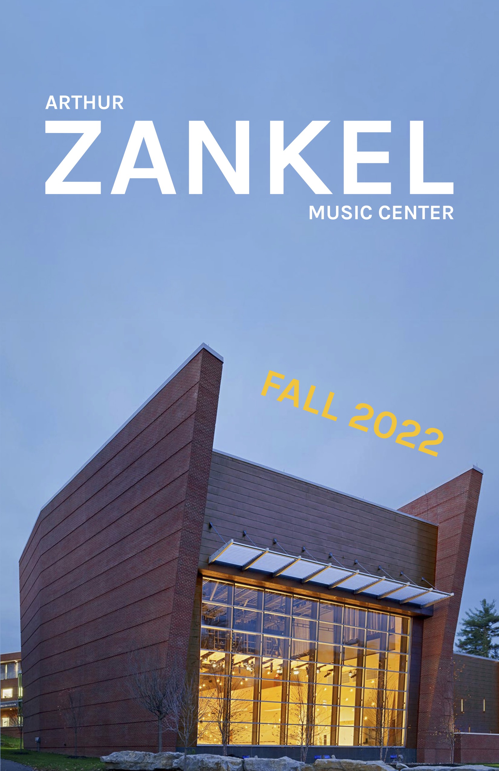 Zankel Fall 2022 brochure cover
